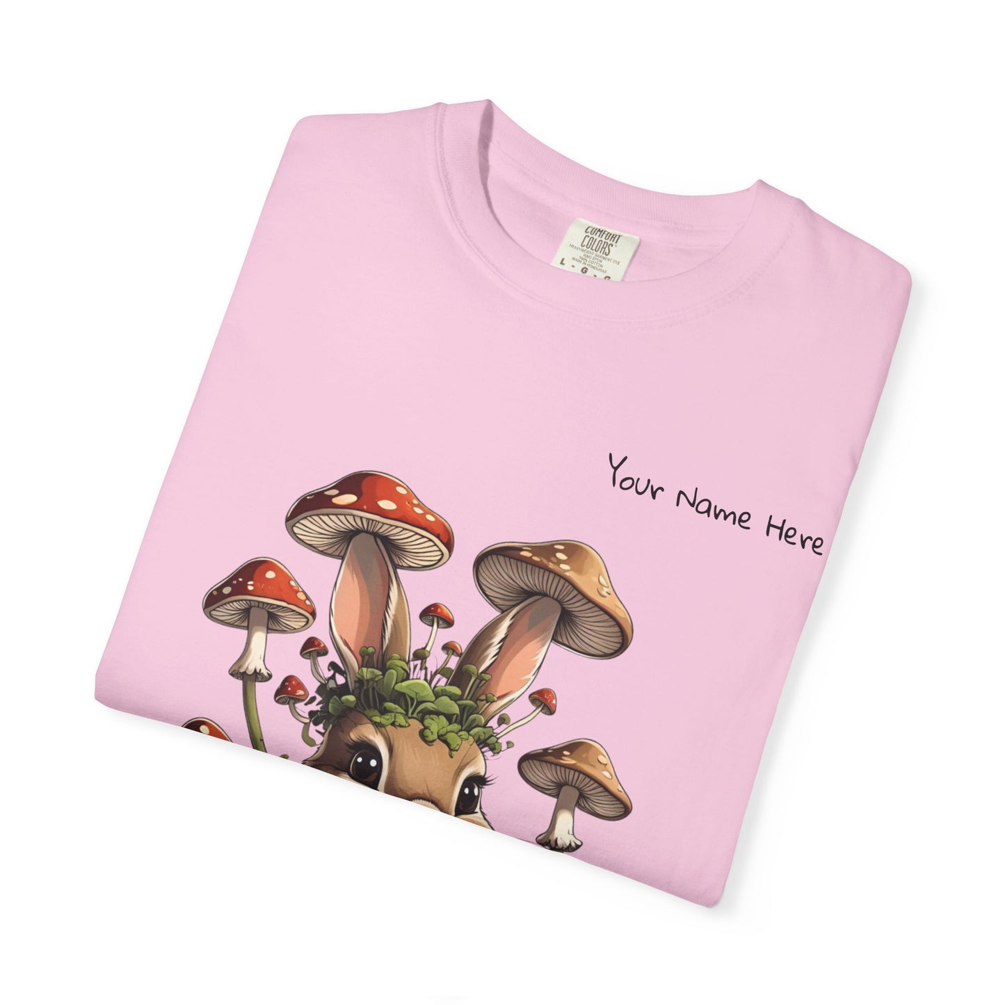 Cute Mushroom Bunny T-Shirt, Funny Quote Tee, Gift for Nature Lovers, Trendy Unisex Shirt, Casual Wear, Gardening Gift